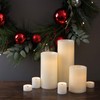 MARTHA STEWART Flameless LED, Tealight Candles,Plastic, Ivory with Batteries, 12