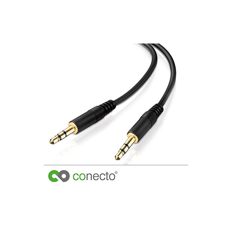 Conecto Audio Stereo Aux Connection Cable, Jack / Jack 3.5