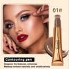 Contour Beauty Wand, Liquid Face Concealer Contouring with Cushion Applicator,