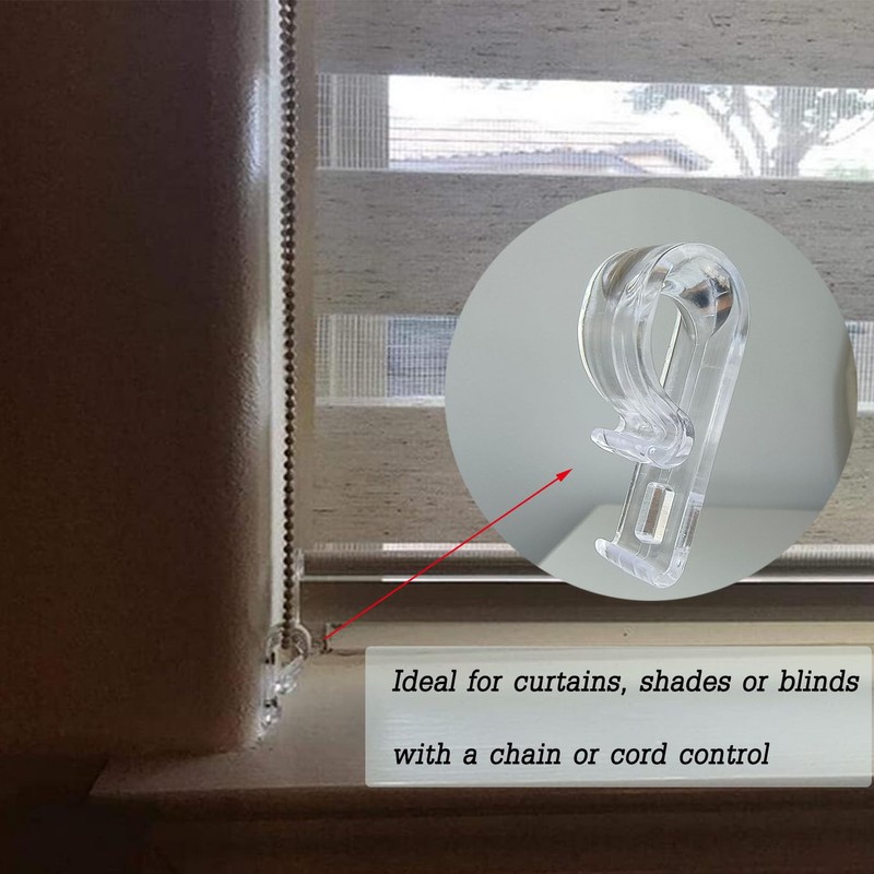 BOLWHAO Roller Shade Clear Saftey Chain and Cord Guide P