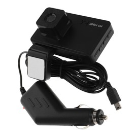 MERRYHAPY Front and Rear Dash Cam with Screen Car Dvr Video Recorder for Night Vision Loop Recording and HD Clarity for Safe Driving and Car Monitoring