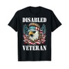 Disabled Veteran Dad Grandpa Veteran disabled but deadly T-Shirt