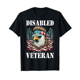 Disabled Veteran Dad Grandpa Veteran disabled but deadly T-Shirt