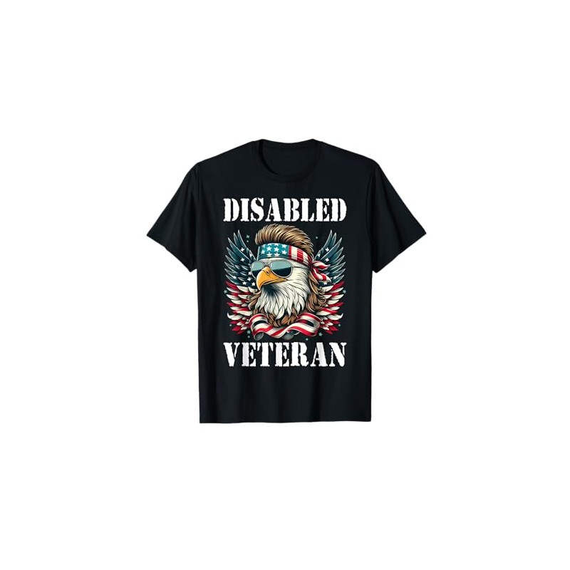 Disabled Veteran Dad Grandpa Veteran disabled but deadly T-Shirt