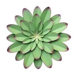 AHYS Metal Wall Art Metal Wall Decor Indoor Outdoor Metal Wall Art Metal Flowers Wall Decor for Living Room Bedroom Bathroom Garden - 12Inch - Green