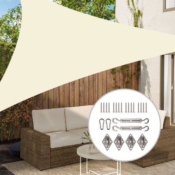 Neween Shade Sail with Hardware Kits, 12'x 12' x 12'