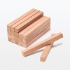 MUJI 84431593 Red Cedar Blocks, Pack of 20, Includes Sandpaper