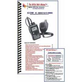 ICOM Nifty! Mini-Manual & Quick-Reference Card  ICOM IC-80AD & IC-E80D    ~~NEW!!~~