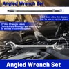 SPEEDWOX Double-ended Spanner Set, Thin Spanner Set, 10 Piece Set,