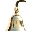 Handcrafted Trading Co Wall Mountable Nautical Brass Bell 4" Gold