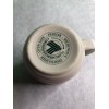 Longaberger Pottery Woven Traditions Heritage Green Mug, USA 4.25”