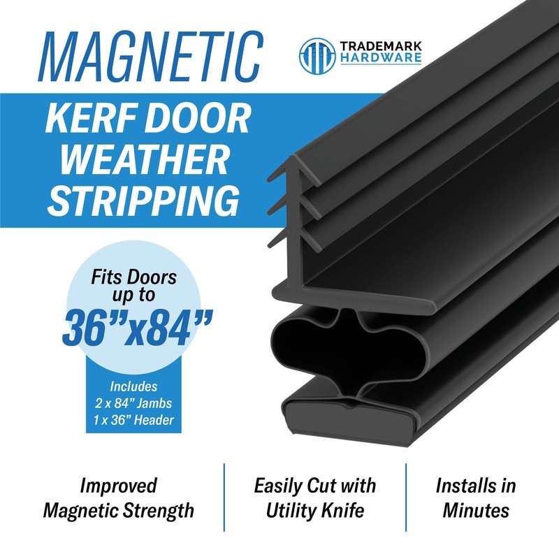 TMH Magnetic Weather Stripping Door Seal for Metal Doors -