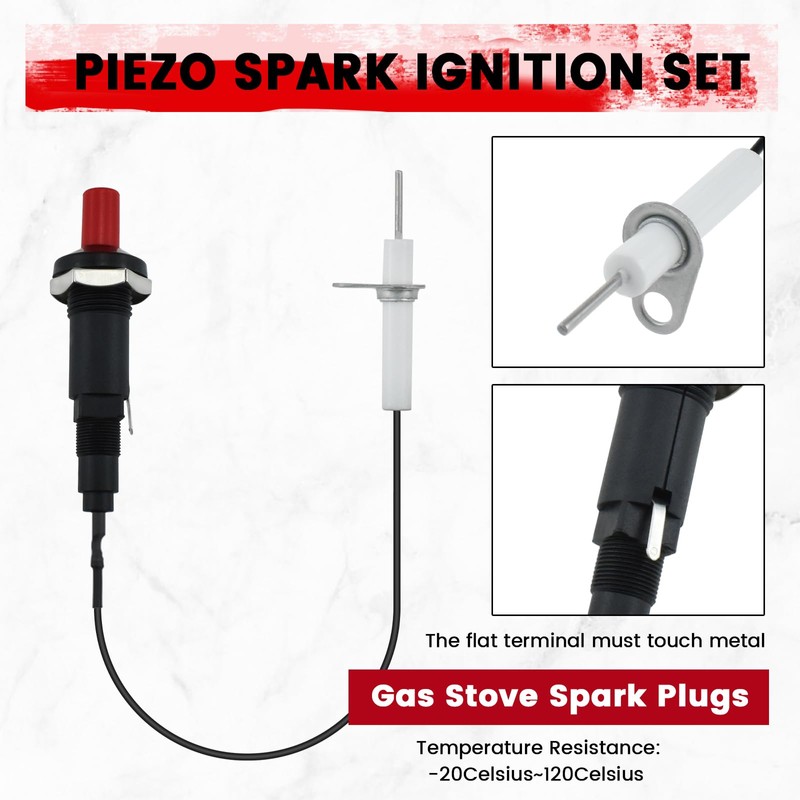 Aifeier ET Piezo Spark Ignition, Propane Push Button Piezo Igniter