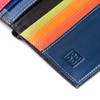 Man's multi-colour leather folding model wallet with zip by DUDU