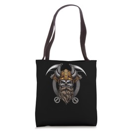 Skeleton Valhalla Viking - Channel Your Inner Norse Warrior Tote Bag