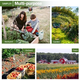 Soil Probe 16 Inch with 2 Bags, Soil Sample Probe with Ejector for Lawn House Plants, T-Handle Soil Sampler Probe Rod, Stainless Steel Soil Test Kits Tool for Soil Sampling