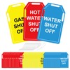48 PCS Shut Off Valve Tags 5 x 3 Inch