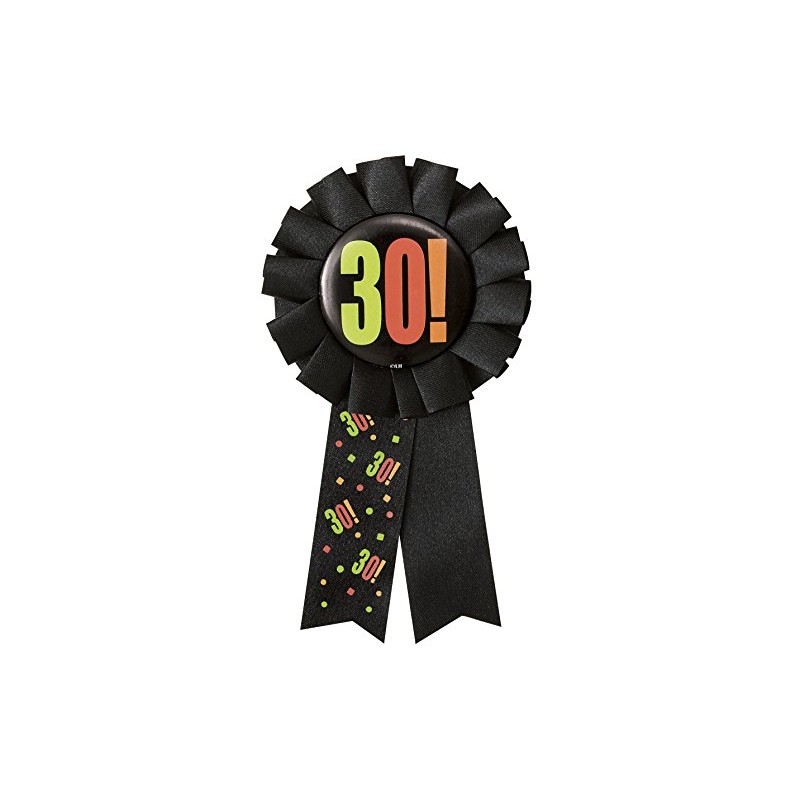 Unique Party 45886 - 30th Birthday Cheer Rosette