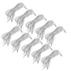 10pcs DC 3.5mm Pin Type Electrode Lead Wires Cable for