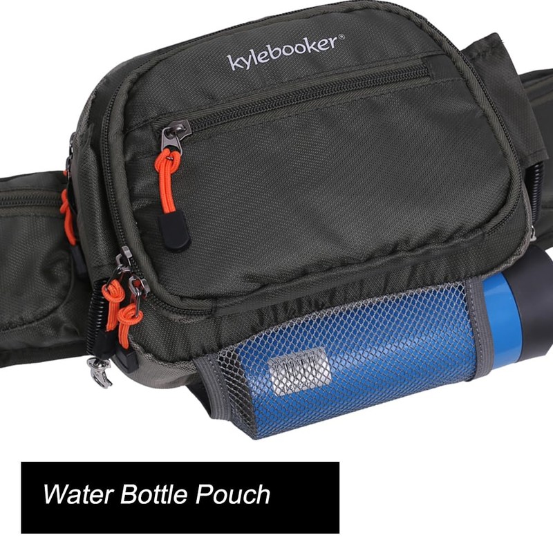Kylebooker Fly Fishing Chest Pack Tackle Storage Hip Bag River