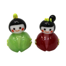 fo-ka-to Figurine Multi Lord H22 mm Princess H19 mm Cute Handmade Glass Crafted for finely Chicks ckf053 