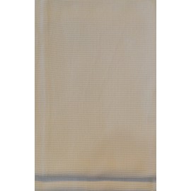 GO GREEN ORGANICS, Waffle Bath Towel Pack of 2, 30.5x58 INCHES, 100% Natural Organic Cotton, GOTS Certified (Ivory) Super ABSORBANT & Quick Dry, NO SOFTENERS, Environment Friendly