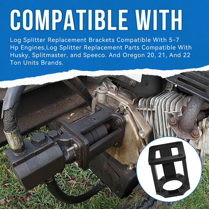 Log Splitter Replacement Brackets Compatible with 5-7 Hp Engines,Log Splitter