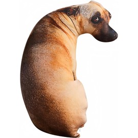 JULAN 50cm 3D Dog Plush Toys Hound/Shar-Pei Stuffed Animals Plush Pillows,3D Simulation Dog Plush Dolls Sleeping Pillow Cushion Throw Pillow for Children’s Pillow Room Decoration Bedtime Gift (Hound)