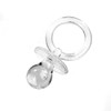 12 Extra Large Plastic Baby Shower Pacifiers 2.5" Long -