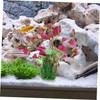 CORHAD Artificial Aquarium Plants 2 Pack Natural-Looking Fish Tank Decor