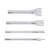 6 pcs/set Leather Craft Punch Tools Kit Stitching Carving Working