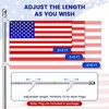 ZHULI 5 FT Flag Pole for Outside House, Flag Pole