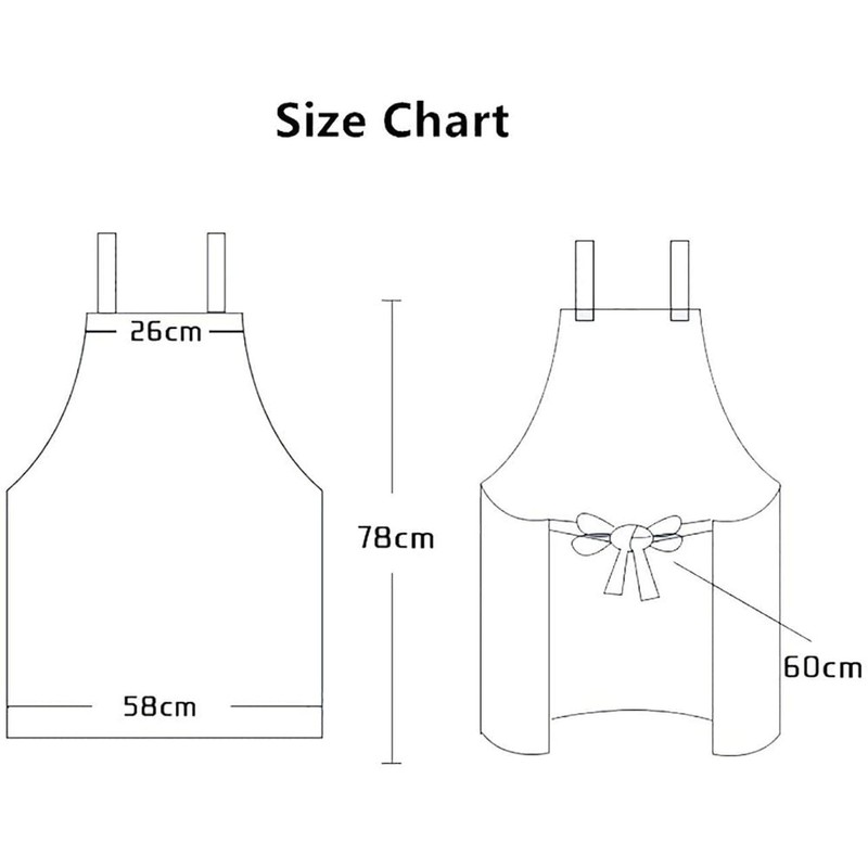 Unisex Restaurant Canvas Aprons Kitchen Barbecue Cooking Apron Bartender Avental