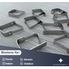 TK Gruppe Timo Klingler Everhomely® 10 x tablecloth clips, table