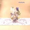 PinesFamily A05-Enchanting 3D Pop-Up Hollow Purple Butterfly Greeting Card |