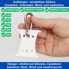 Awning Hooks for Piping Rail, Pack of 6, White, for