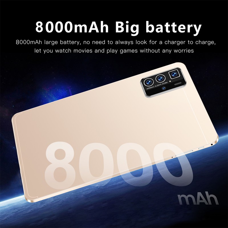 Tablet 10.1-inch 1280*800 IPS Clear Touchscreen Android 13 Tablet 8GB