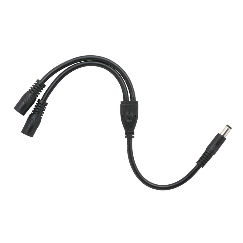 CERRXIAN 5.5/2.1MM 12V DC Power Splitter Cable 1 Male to