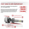 SHENKENUO 4x H4 H11 Combo LED Headlight Fog Light Bulbs