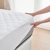 Pikolin Home – Cushioned Mattress Protector, Waterproof and Breathable, white,