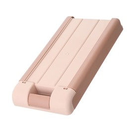 Operitacx Box Drawer Storage Box Shelving Felt Desk Mat Hidden under Desk Drawer Hidden Storage Drawer Office Desk Accessories Drawer Dividers Desk Organizer Hiding Drawer Pink Plastic