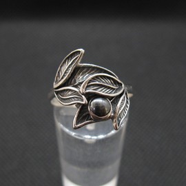 Stilvolle Handgemacht Sterling Silber Ring Mit Hämatit Solide Gestempelt 925 R002132HE