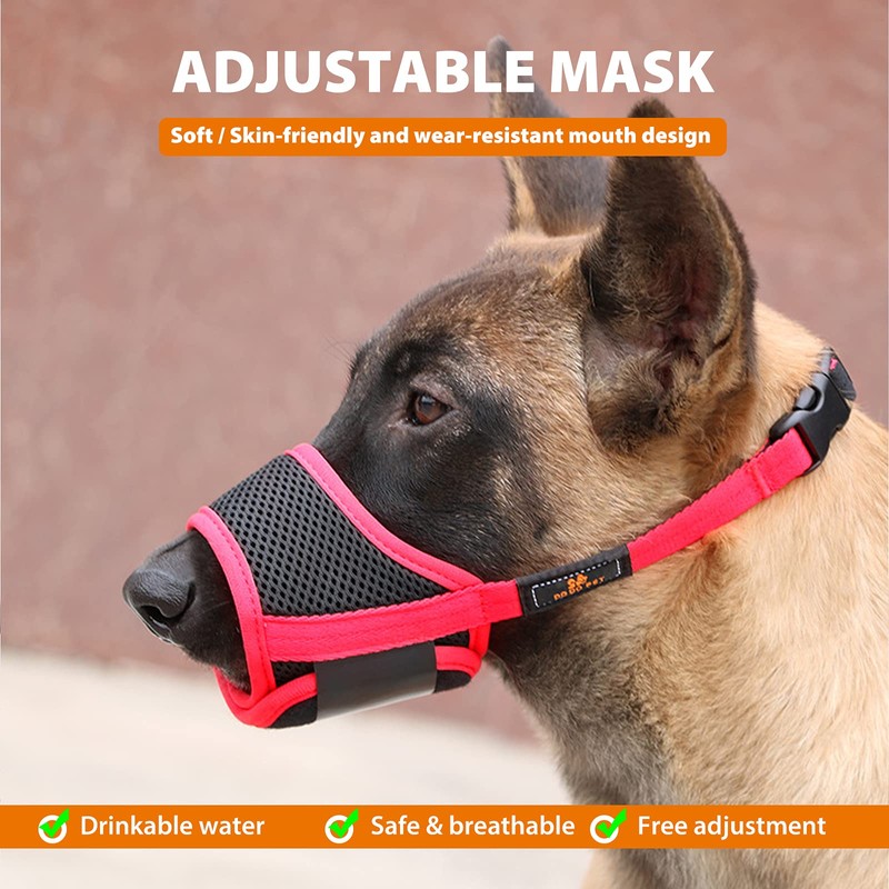 VanderHOME Dog Muzzle Muzzle for Training Dog Mask, Adjustable, Muzzle