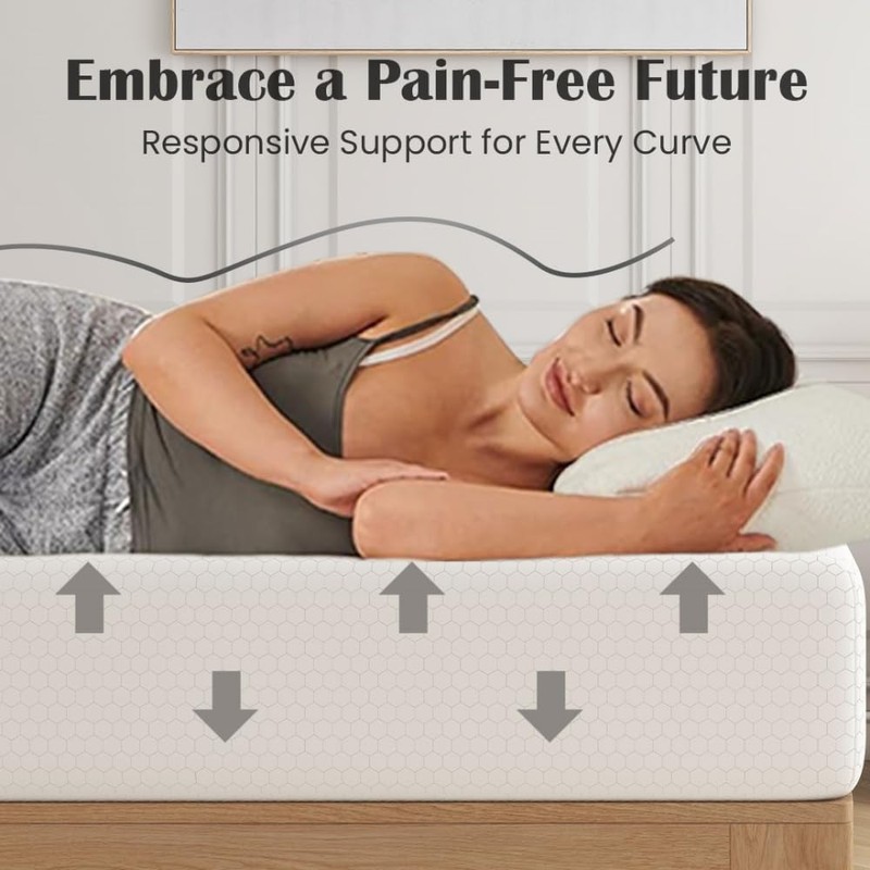 BSSPOKE Orthopedic Memory Foam Mattress | 15/20/25 CM | Medium
