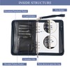 GraduatePro A5 Zip Folder Leather with Ring Binder, Portfolio Conference