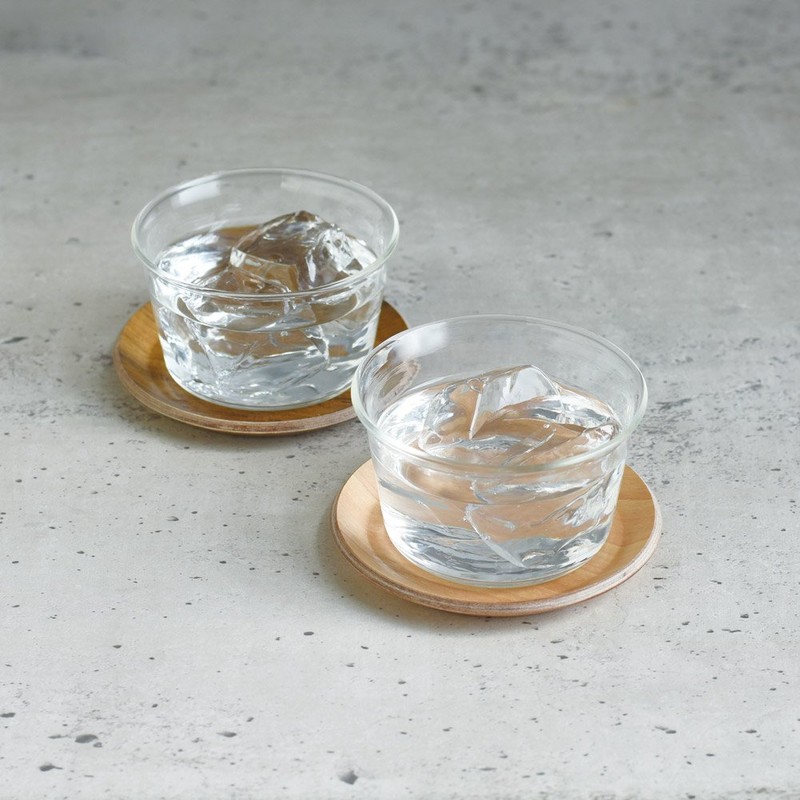 KINTO CAST 23090 Coaster 3.9 inches (100 mm) Teak Wood