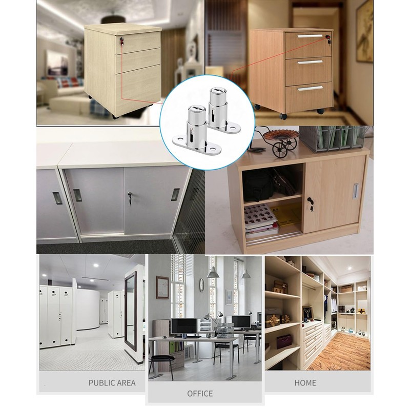 Sliding Door Lock, Cabinet Lock, Cylinder Furniture Lock, Push Lock