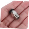 Gatuida 10pcs High-Temperature Resistant Pneumatic Push Connectors for PTFE Tubing