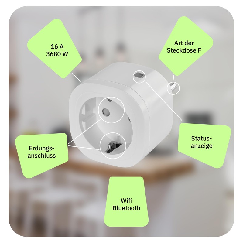 OMAJIN by Netatmo, Smart Socket Timer, Energy Monitoring, Remote Control,