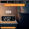 OurLeeme Digital Alarm Clock, LED Alarm Clocks Bedside with Temperature
